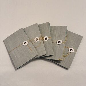 Anthropologie Mini Notebook Gift Card Holder Set of 5